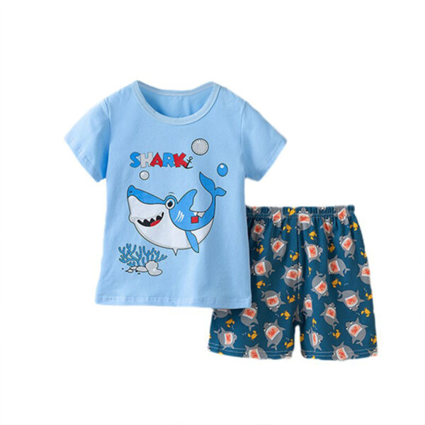 Buy Shark Shirt n Shorts l Shark Matching Set - Tinyjumps