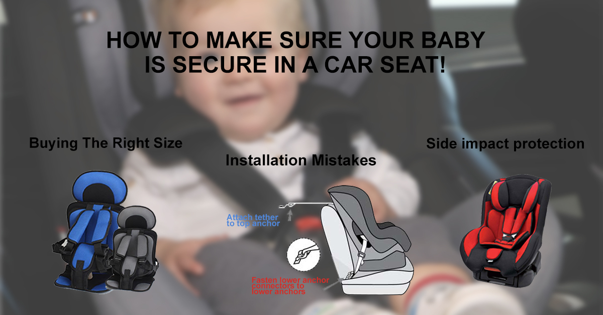 How do you make sure your baby is secure in a safety car seat? Tinyjumps